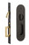 Emtek 2163US10B Narrow Oval Keyed Pocket Door Mortise Lock Oil Rubbed Bronze Finish