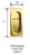 Emtek 2201US3NL Unlacquered Polished Brass Rectangular Flush Pull