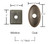 Emtek 2402US14 Polished Nickel Doorbell Button with Oval Rosette