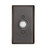 Emtek 2403US3NL Unlacquered Brass Doorbell Button with Rectangular Rosette