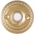 Emtek 2401US3NL Unlacquered Brass Doorbell Button with Rope Rosette
