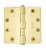 Emtek 92025US4 Satin Brass 4-1/2" 1/4" Radius Corner Heavy Duty, Plain Bearing Plated Steel Hinge