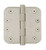 Emtek 92034US4 Satin Brass 4" 5/8" Radius Corner Heavy Duty, Plain Bearing Plated Steel Hinge