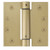 Emtek 95014US4 Satin Brass 4" Square Corner Spring Hinge