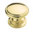 Amerock BP53012-3 Polished Brass 1-1/4" Allison Knob