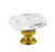 Emtek 86566US7 French Antique 1-5/8" x 1-1/8" Glass Windsor Cabinet Knob Emtek 86566US7 French Antique 1-5/8" x 1-1/8" Glass Windsor Cabinet Knob