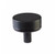 Emtek 86655.CCKUS19.SMKUS19 Conical Stem Smooth Knob 1-1/4" Select Cabinet Knob Flat Black Finish