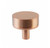 Emtek 86655.CCKSCU.SMKSCU Conical Stem Smooth Knob 1-1/4" Select Cabinet Knob Satin Copper Finish