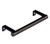 Emtek 84082.EDGRUS19.SMUS19 Select Cabinet Round Smooth Grip Edge Pull with 5-1/4" Center to Center Flat Black Finish