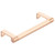 Emtek 84082.EDGRSCU.SMSCU Select Cabinet Round Smooth Grip Edge Pull with 5-1/4" Center to Center Satin Copper Finish