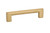 Emtek 86272US3NL Unlacquered Brass 5" Contemporary Brass Trail Pull