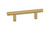 Emtek 86358US3NL Unlacquered Brass 3" C-to-C Mid Century Modern Bar Pull