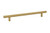 Emtek 86363US3NL Unlacquered Brass 8" C-to-C Mid Century Modern Bar Pull Emtek 86363US3NL Unlacquered Brass 8" C-to-C Mid Century Modern Bar Pull