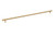 Emtek 86367US3NL Unlacquered Brass 24" C-to-C Mid Century Modern Bar Pull