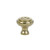 Emtek 86113US3NL Unlacquered Brass 1-1/4" Traditional Brass Rope Knob