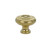 Emtek 86201US3 Polished Brass 1-3/4" Traditional Brass Waverly Knob