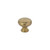 Emtek 86037US3NL Unlacquered Brass 1-1/4" Arts & Crafts Brass Round Dimpled Knob