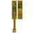 Emtek 3347US3NL Unlacquered Brass Mormont Style Single Cylinder Mortise Entryset with your Choice of Handle