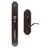 Emtek 3050US3NL Unlacquered Brass Albany Style Dummy Mortise Entryset with Your Choice of Handle
