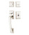 Emtek 4807US14 Polished Nickel Modern Brass Ares Tubular Style Dummy Entryset with Your Choice of Handle