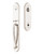 Emtek 4314US14 Polished Nickel Wilmington Brass Tubular Style Single Cylinder Entryset with Your Choice of Handle