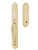 Emtek 4304US4 Satin Brass Wilmington Brass Tubular Style Dummy Entryset with Your Choice of Handle