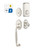 Emtek EMP4310XXXUS26 Knoxville Style EMPowered™ Motorized SMART Lock Polished Chrome Finish with Your Choice of Handle Emtek EMP4310XXXUS26 Knoxville Style EMPowered™ Motorized SMART Lock Polished Chrome Finish with Your Choice of Handle