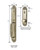 Emtek EMP4911XXXUS15 Imperial Style EMPowered™ Motorized SMART Lock Satin Nickel Finish with Your Choice of Handle