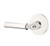 Emtek XXXXUS26-KLSUS26-SMUS26-XX-FD Polished Chrome Smooth Dummy Entry Lever with Your Choice of Rosette