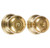 Emtek P-US4-FD Satin Brass Providence Dummy Keyed Entry Knob with Your Choice of Rosette