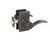 Emtek D-TWB-FD Tumbled White Bronze Durango Dummy Keyed Entry Lever with Your Choice of Rosette