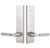 Emtek 5352US14 Polished Nickel Modern Rectangular Single Point Dummy Lockset