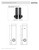 Emtek 5352US4 Satin Brass Modern Rectangular Single Point Dummy Lockset