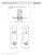 Emtek 5312US4 Satin Brass Modern Rectangular 2-Point Single Cylinder Key In Lockset