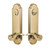 Emtek 5328US4 Satin Brass Annapolis 2-Point Double Cylinder Key In Lockset