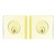 Emtek 8369US3NL Unlacquered Brass Square Style Double Cylinder Deadbolt