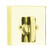 Emtek 8569US3NL Unlacquered Brass Square Style Single Sided Deadbolt