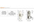 Emtek 8066US3NL Unlacquered Brass Delaware Style 3-5/8" C-to-C Passage/Single Keyed Sideplate Lockset