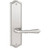 Emtek 7810US3NL Unlacquered Brass Rope Style Non-Keyed Privacy Sideplate Lockset