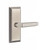 Emtek 8235US15A Pewter Wilshire Style Non-Keyed Privacy Sideplate Lockset