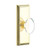 Emtek 8235US3NL Unlacquered Brass Wilshire Style Non-Keyed Privacy Sideplate Lockset