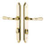 Emtek 7444US3NL Unlacquered Brass 1-1/2" x 11" Concord Style 3-3/8" C-to-C Passage/Single Keyed Sideplate Lockset