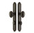 Emtek 6044MB Medium Bronze 1-1/2" x 11" Tuscany Bronze Style Dummy, Pair Sideplate Lockset