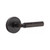 Emtek XXXX-RAHA-US10B-PHD Oil Rubbed Bronze R-Bar Hammered Pair Half Dummy Lever with Your Choice of Rosette