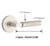 Emtek XXXX-LSKN-US4-PASS Satin Brass L-Square Knurled Passage Lever with Your Choice of Rosette