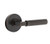 Emtek XXXX-LSKN-US10B-PASS Oil Rubbed Bronze L-Square Knurled Passage Lever with Your Choice of Rosette