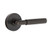 Emtek XXXX-TAKN-US10B-PHD Oil Rubbed Bronze T-Bar Knurled Pair Half Dummy Lever with Your Choice of Rosette
