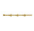 Baldwin 0382.003 Lifetime Polished Brass 18” Surface Bolt