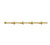 Baldwin 0383.003 Lifetime Polished Brass 24” Surface Bolt