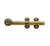 Baldwin 0379.050 Satin Brass & Black 6” Surface Bolt